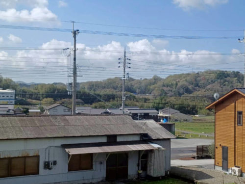 ▲2階からの景色