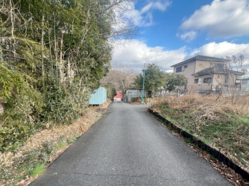 ▲東側前面道路含む