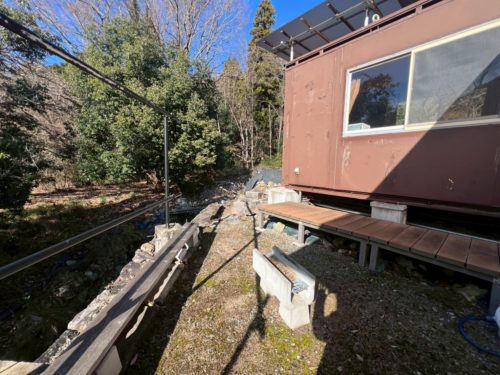 ▲コンテナの裏側