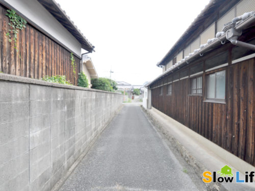 ▲東側接道