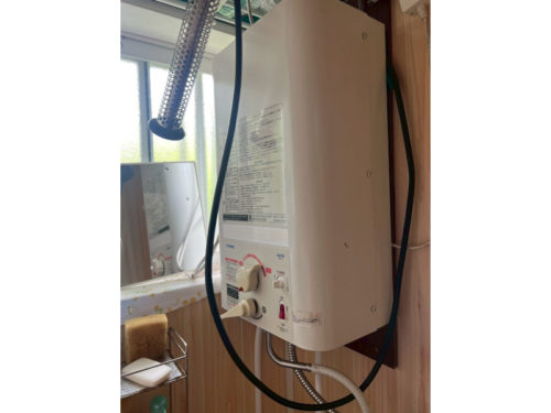 ▲小型電気温水器