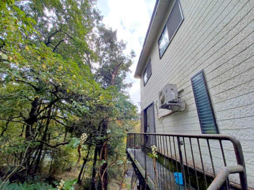 ▲東側バルコニー ▲東側バルコニー