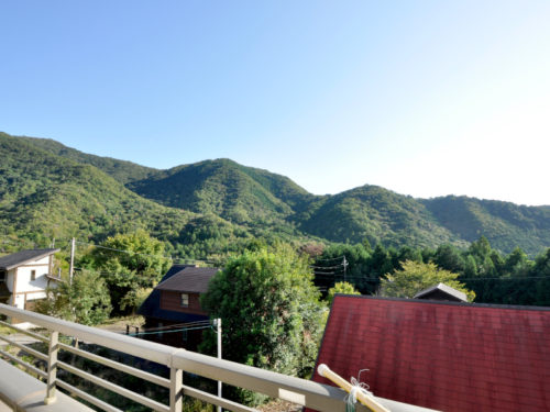 ▲バルコニーからの眺望