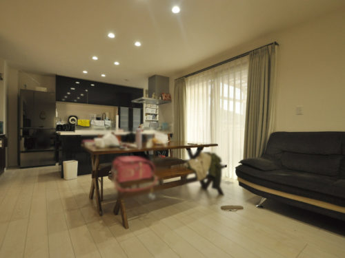 ▲リビング19畳①