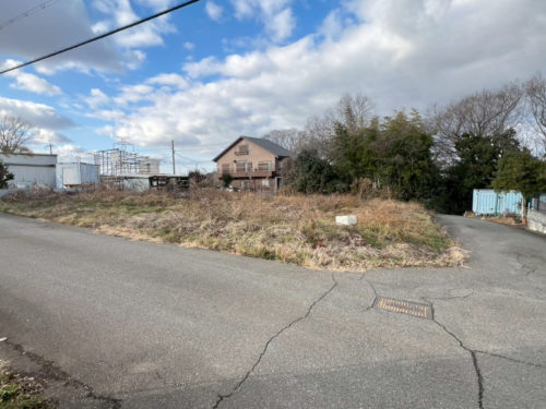 ▲南東側前面道路含む