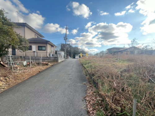 ▲北側前面道路含む